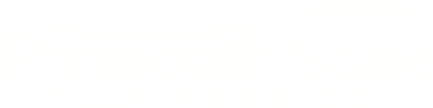 Plymouth State University Logo White