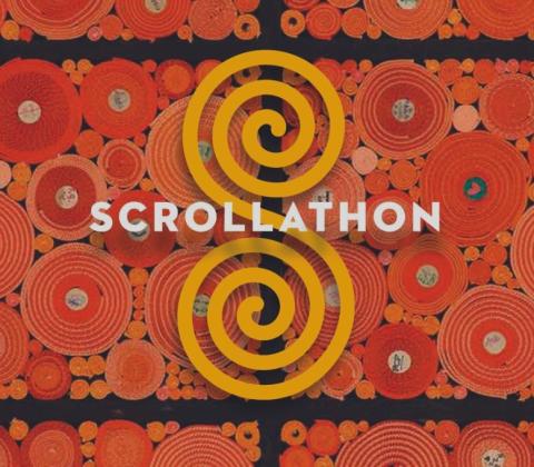 Scrollathon graphic for decoration only