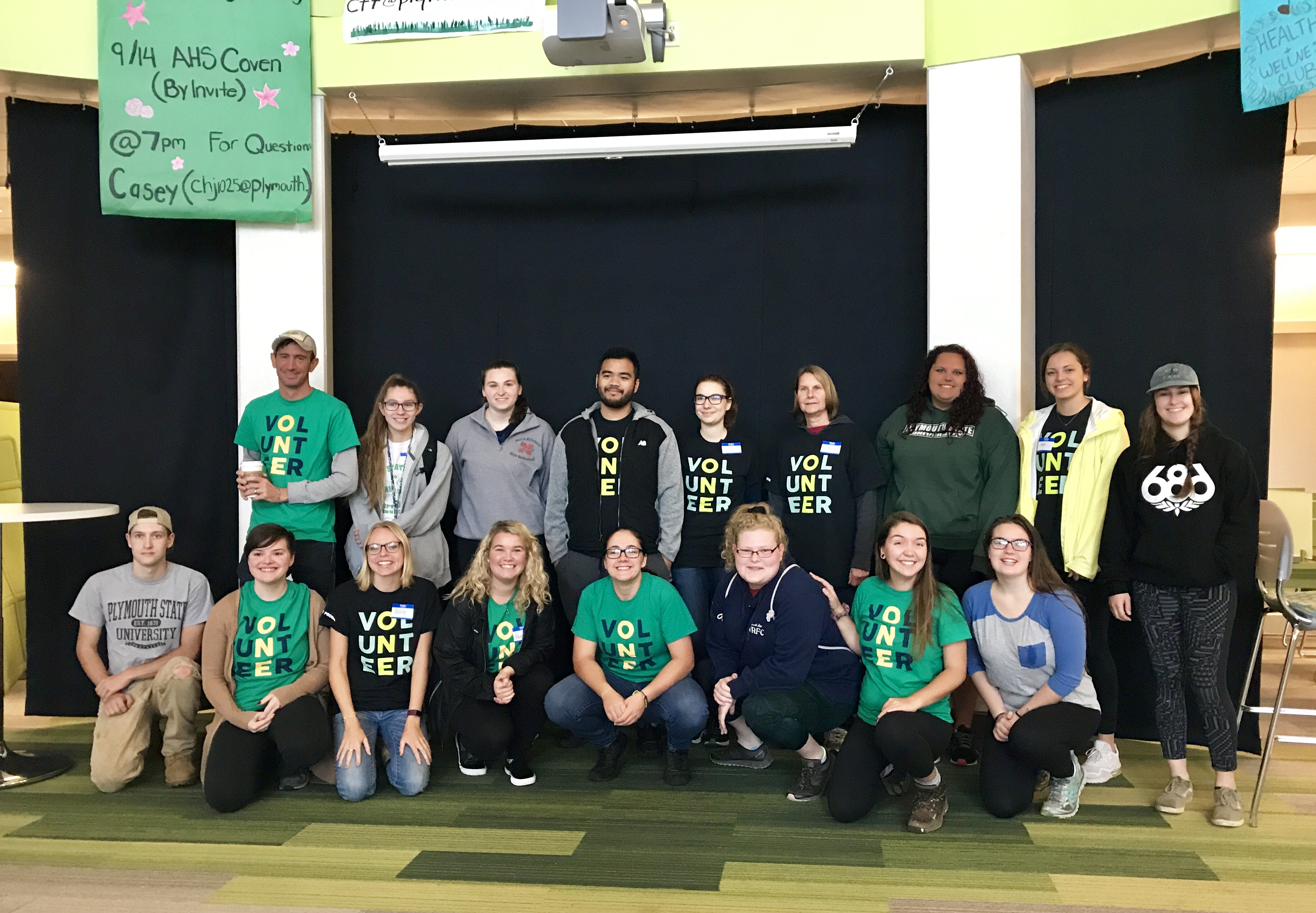 IMG_2764 (1Volunteers at this year’s Day of Service during 2018 Homecoming & Family Celebration Weekend.