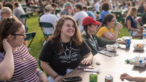 Students at Panther Days outdoor event