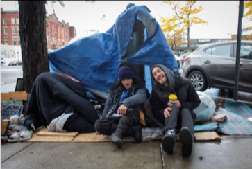 Claudia Rippee with NH Homeless