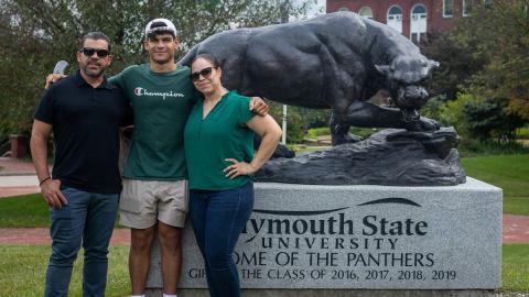 Student with parents