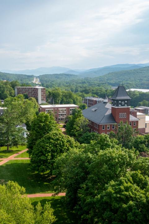 Campus in the summer