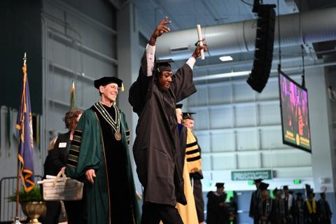 Ejide Kabura graduating