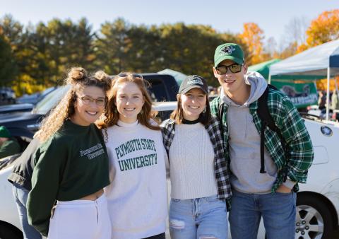 Group of students at homecoming