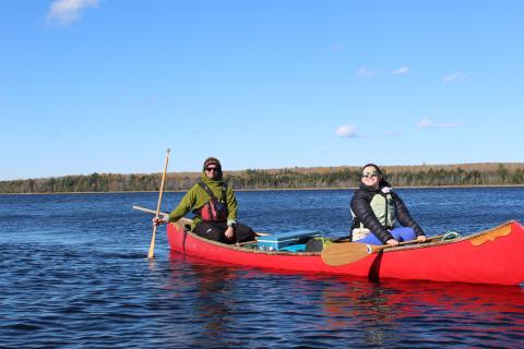 Canoeing on Lake